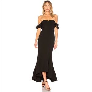 Likely black sunset formal gown size 4 - revolve